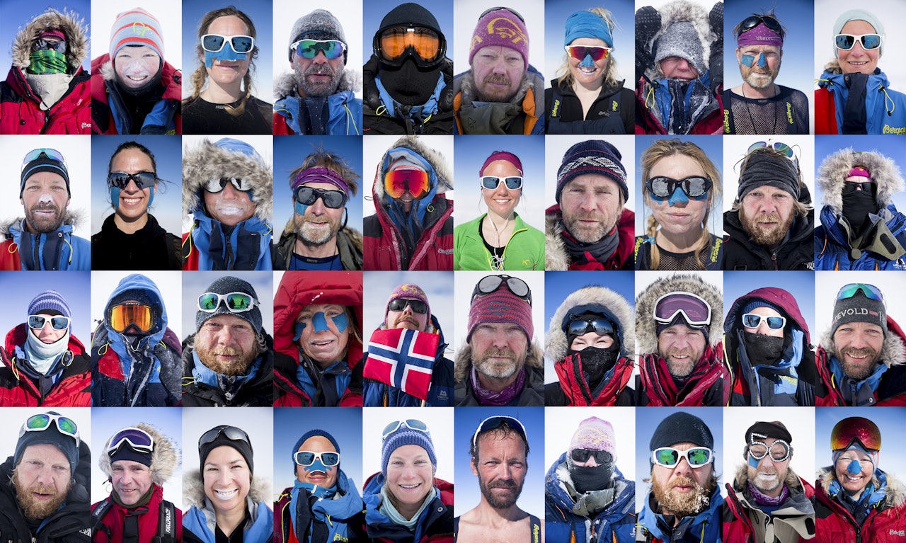 Vanlige mennesker i vanlige jobber betaler i dyre dommer for å gå i Nansen sine fotspor. For en hverdag som stort sett består av å gå på ski, spise og sove. Foto: Line Hårklau Vanlige mennesker i vanlige jobber betaler i dyre dommer for å gå i Nansen sine fotspor. For en hverdag som stort sett består av å gå på ski, spise og sove. Foto: Line Hårklau