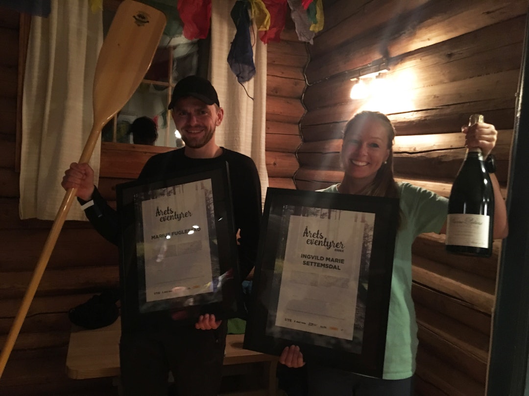 Marius Fuglestad ble årets eventyrer, mens Ingvild Marie Settemsdal fikk prisen i kategorien Årets Rookie. Marius Fuglestad ble årets eventyrer, mens Ingvild Marie Settemsdal fikk prisen i kategorien Årets Rookie.