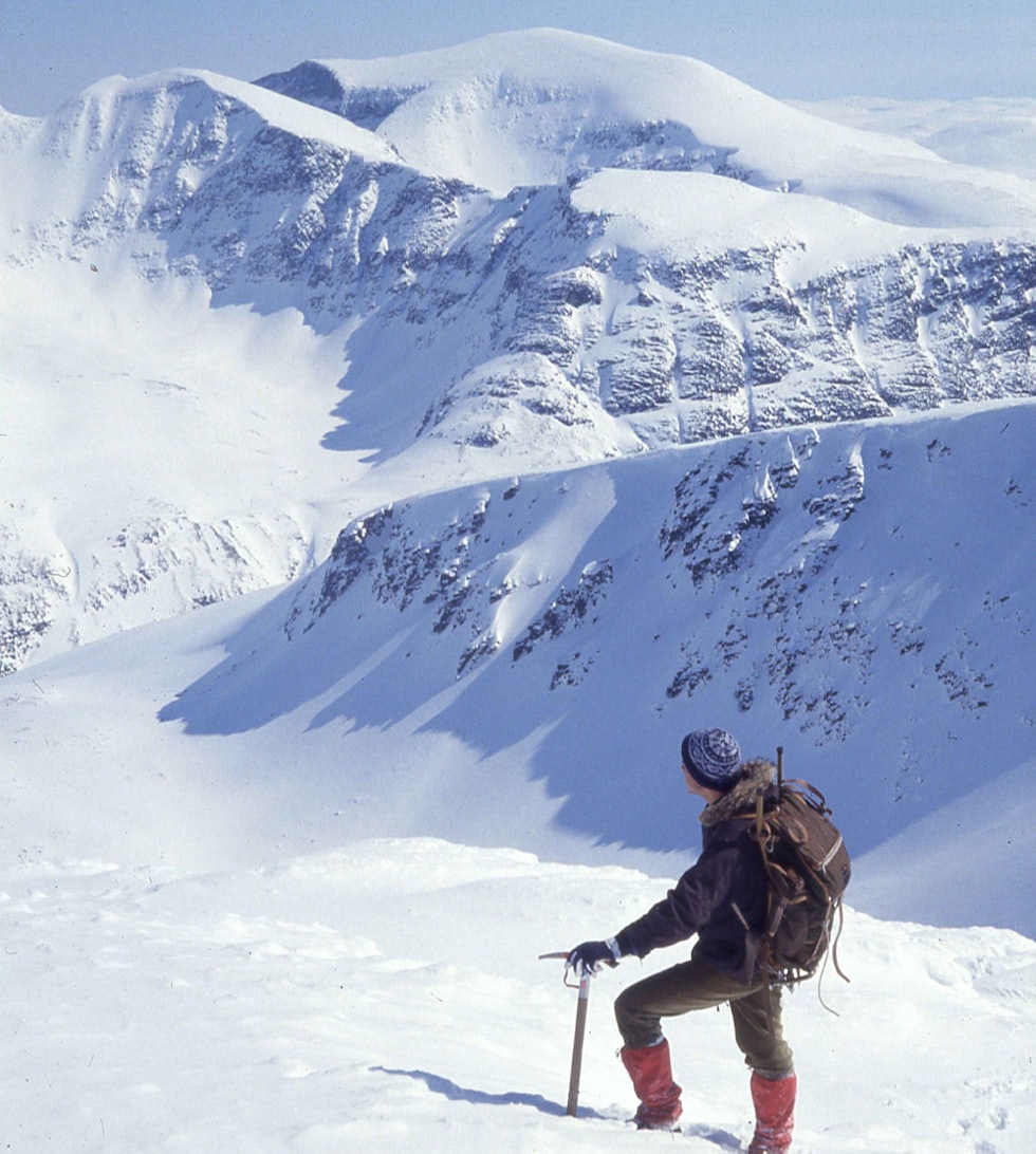 Nasjonalromantikk: Dag O. Hessen på påsketur. Foto: Privat Dag o hessen fjellene utemagasinet foto privat korona påske