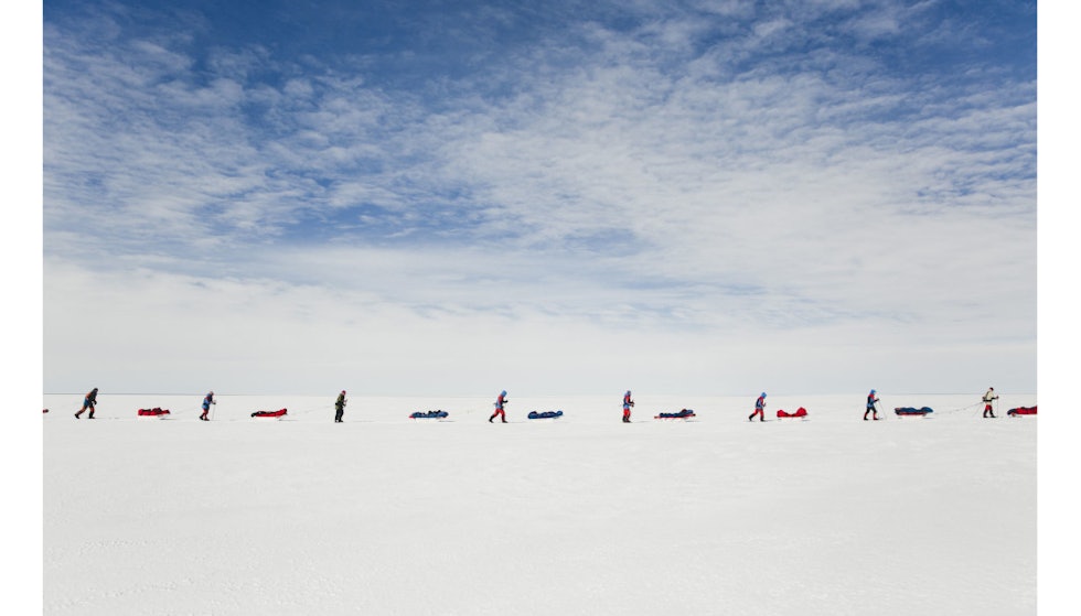 Kryssing av Grønland. Foto: Line Hårklau