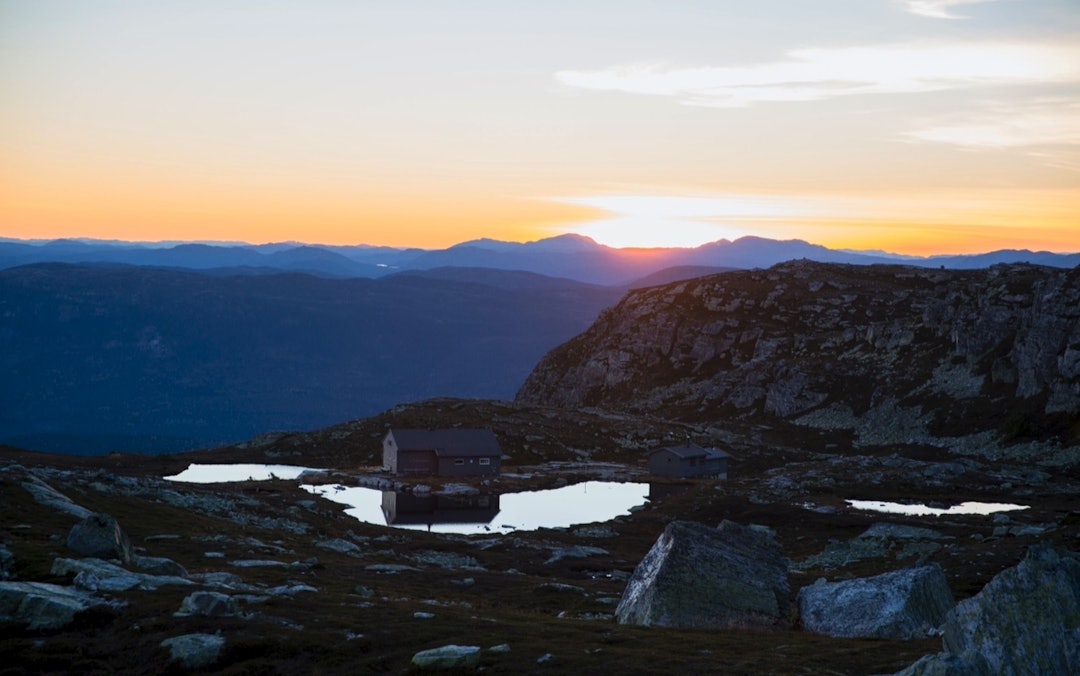 Sigridsbu er det perfekte utgangspunktet for turer nordover Blefjell. Foto: Line Hårklau Sigridsbu er det perfekte utgangspunktet for turer nordover Blefjell. Foto: Line Hårklau