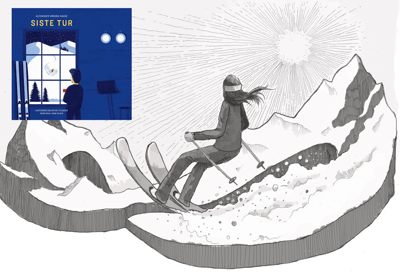 NY BOK: Siste Tur-spalten i Fri Flyt har underholdt tusener av skikjørere opp gjennom årene. Nå kommer boka. NY BOK: Siste Tur-spalten i Fri Flyt har underholdt tusener av skikjørere opp gjennom årene. Nå kommer boka.