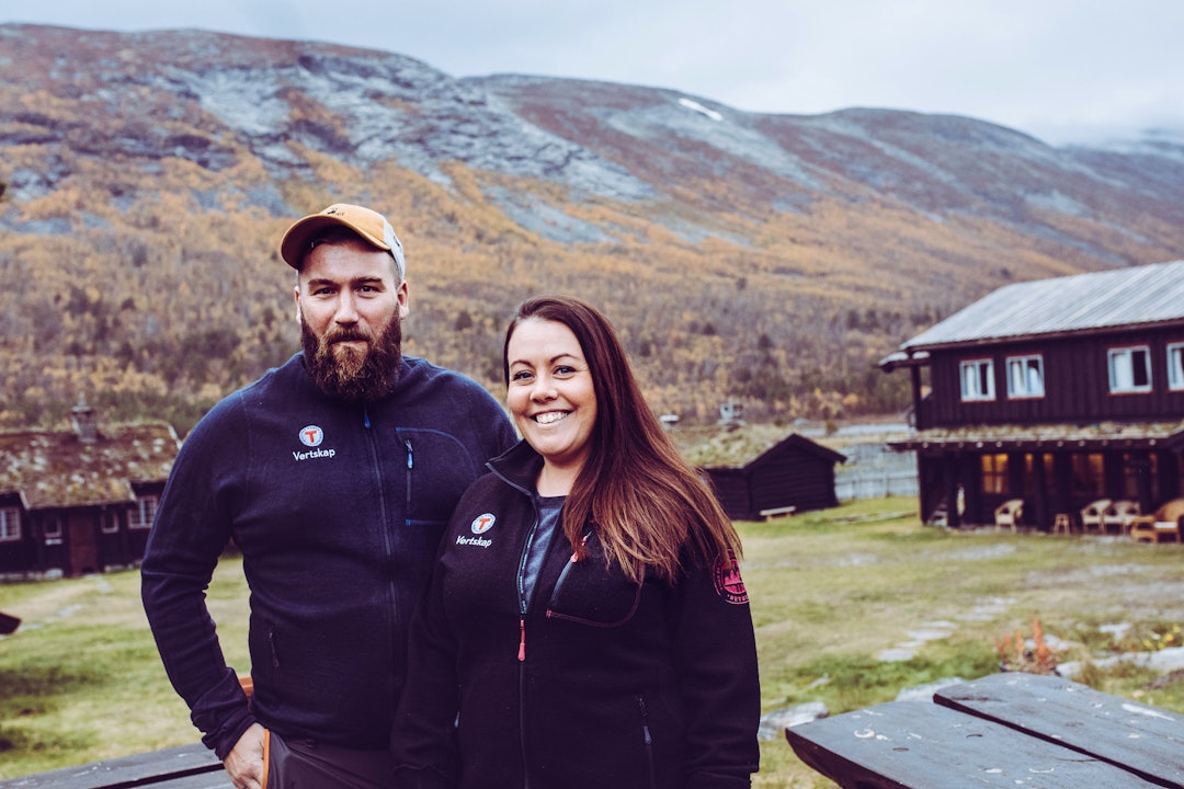 BESTYRERNE: Ove og Silje Lilleengen. Foto: DNT sota sæter