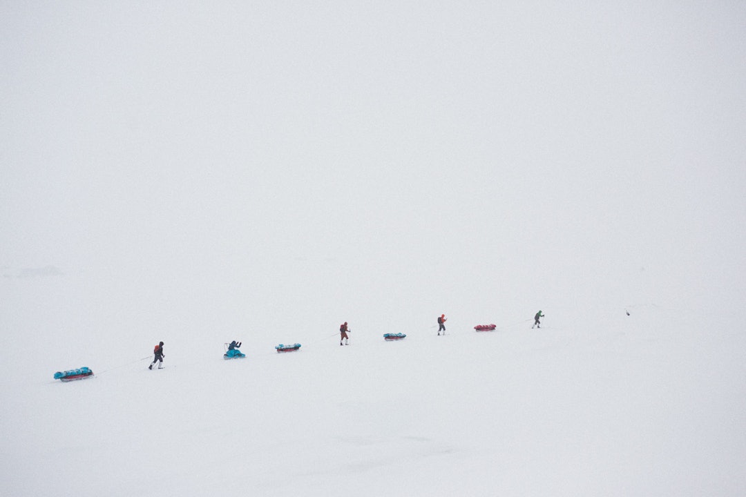 SAKTE FRAM: Du kan følge gjengens forberedelser på bloggen deres, grønlandsdraumen.no. Fjellski-Grønland-4