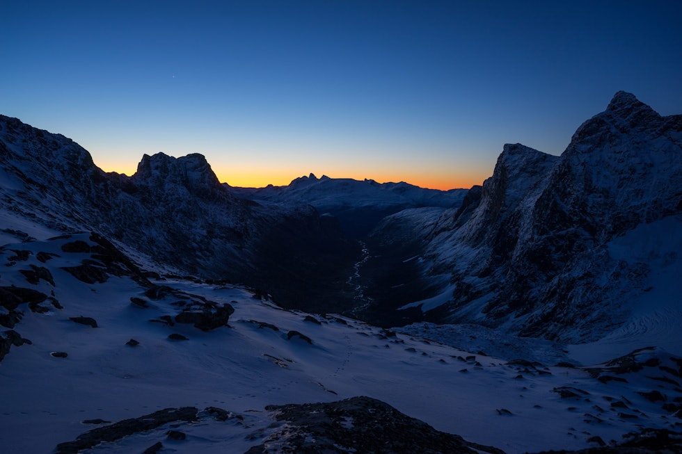GOD NATT: Eg legg meg ute denne siste natta for å sove i lyset frå stjernene. Foto: Ståle Aklestad GOD NATT: Eg legg meg ute denne siste natta for å sove i lyset frå stjernene. Foto: Ståle Aklestad