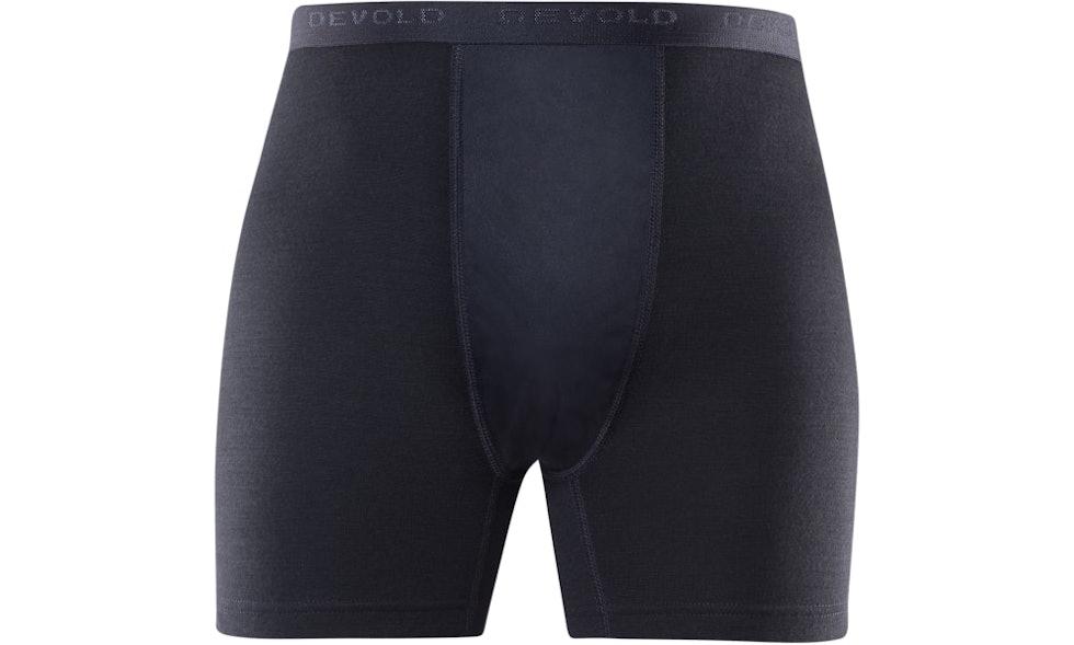BOKSER MED VINDPANEL FORAN: Devold Duo Active Windstopper. devold duo active windstopper
