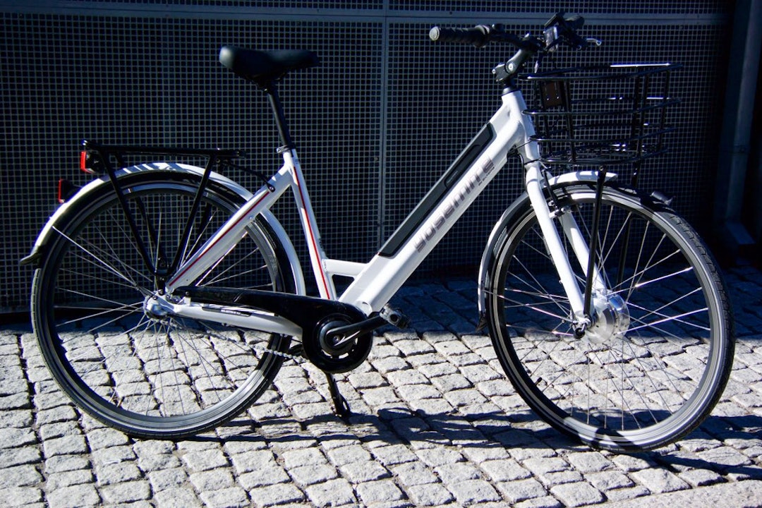YOSEMITE CITY SPORT: Biltema har vært flinke med utformingen av elsykkelen City Sport test Yosemite City sport biltema elsykkel