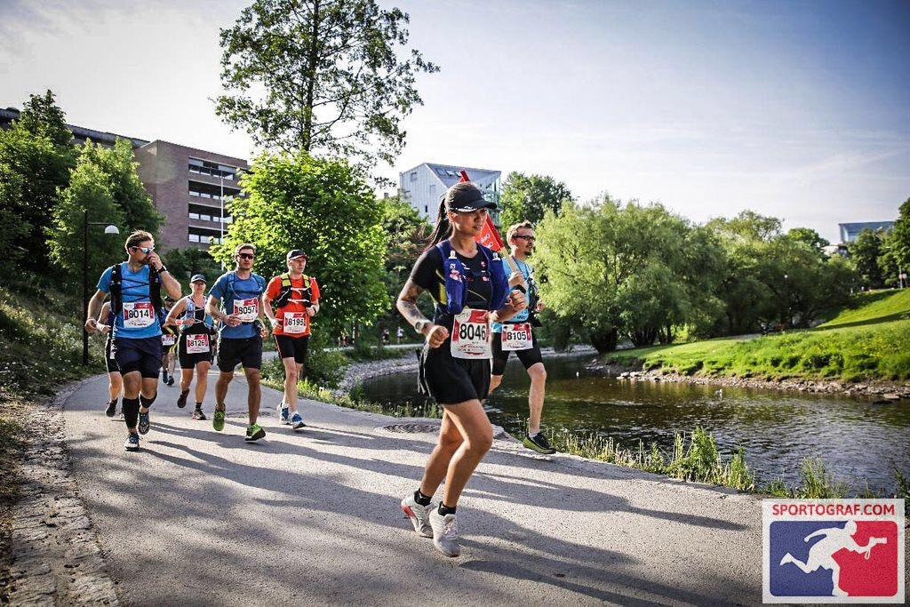 UNDERVEIS: Bildet er fra første del av løypa. Foto: Sportograf UNDERVEIS: Bildet er fra første del av løypa. Foto: Sportograf