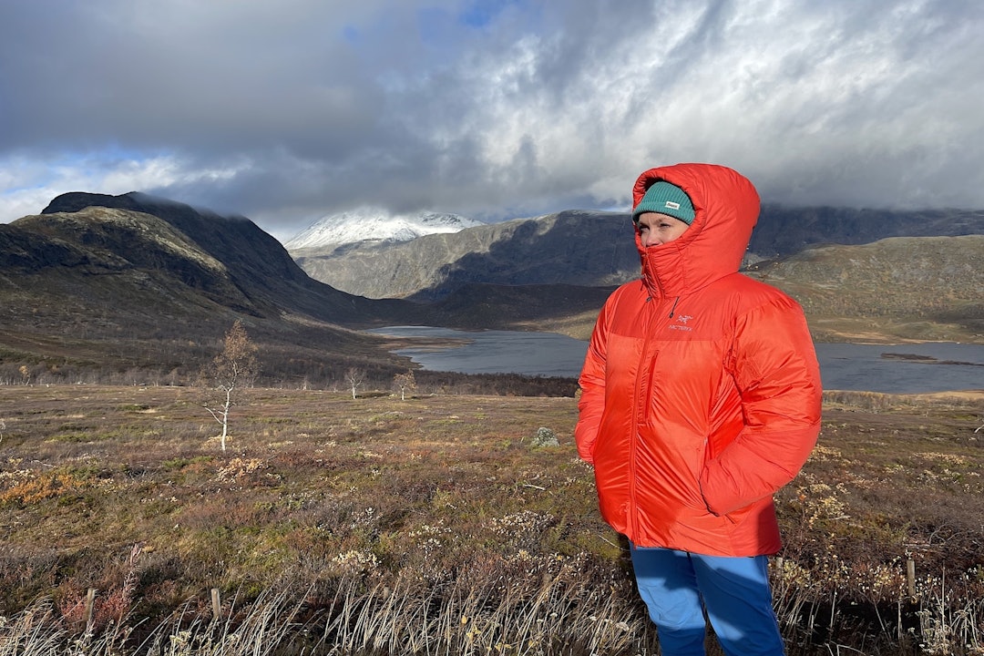 Test av Arc'Teryx Alpha Parka Knutshø Besseggen.