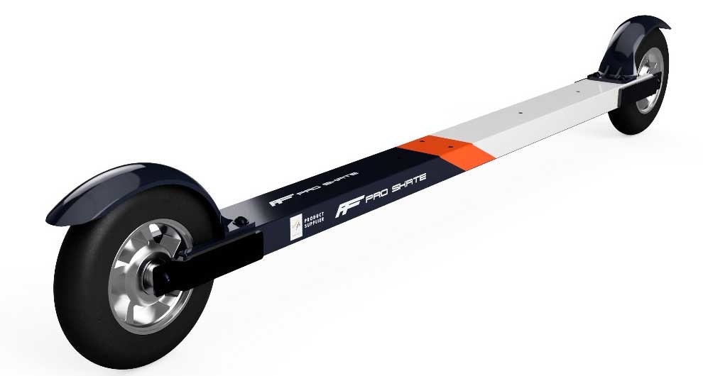 RULLESKI FOR SKØYTING: Fra kjente produsenter som Fischer og FF Skis.  rulleski for staking