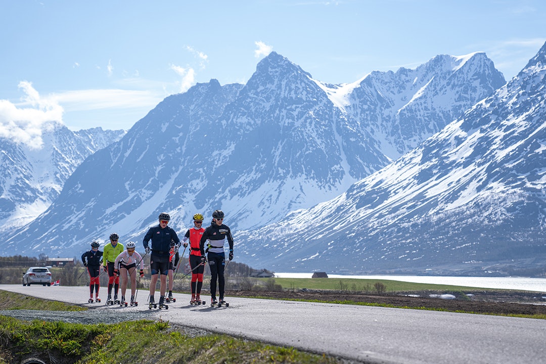FINE OPPLEVELSER: Martin Andersen, som har skrevet tipsene i denne artikkelen, er vanligvis trener for NTG i Tromsø. Foto: Martin Andersen NTG rulleski