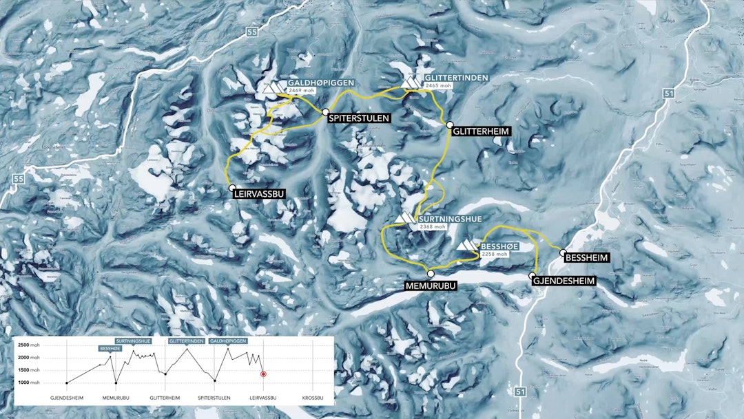 Etappe 4 på høgruta i Jotunheimen