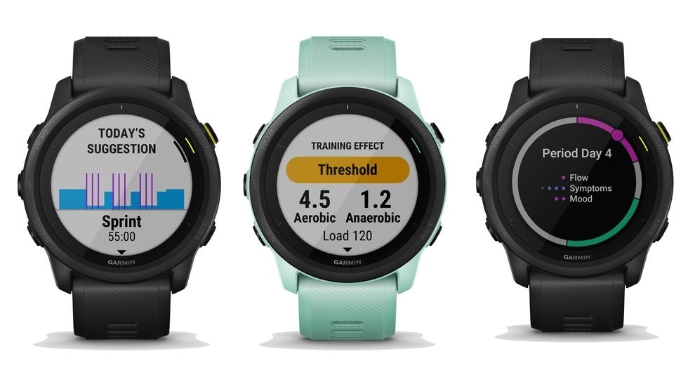 LETT OG NETT: Forerunner 745 er en avansert klokke som likevel er lett på armen. Kommer også i flere farger. Garmin Forerunner 745