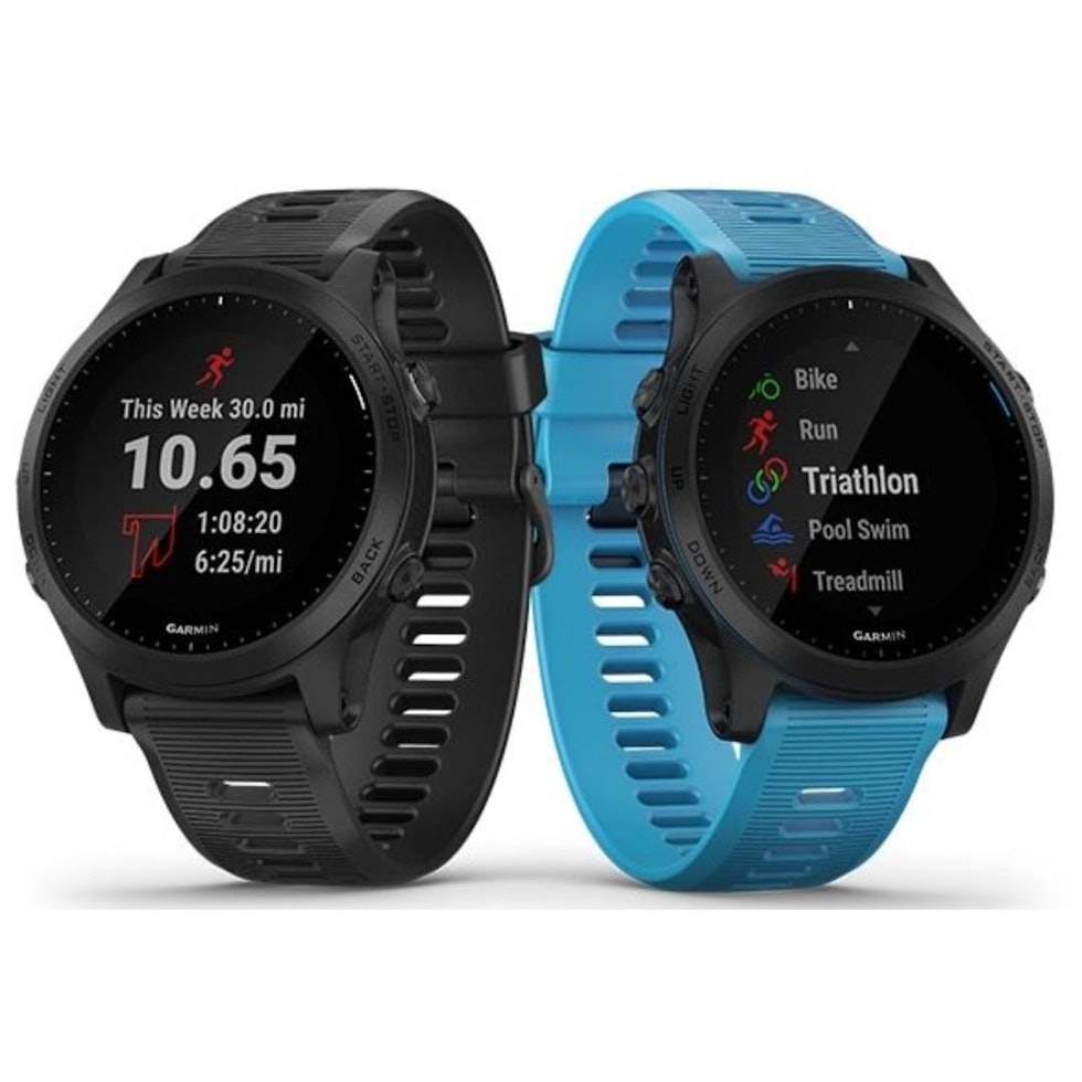 TOPPMODELL: Garmin Forerunner 945 er toppmodellen i treningsserien Forerunner. Garmin forerunner 945