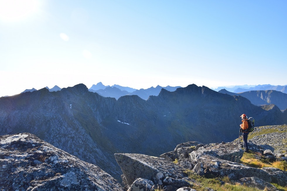 Kroktinden fjelltur i lofoten foto: espen nordahl