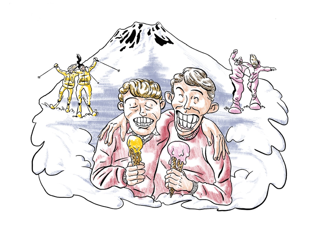 INGEN TVIL: Med buddysystemet vet du hvem som stiller opp for deg og hvem du skal stille opp for. Illustrasjon: Didrik Magnus-Andresen INGEN TVIL: Med buddysystemet vet du hvem som stiller opp for deg og hvem du skal stille opp for. Illustrasjon: Didrik Magnus-Andresen