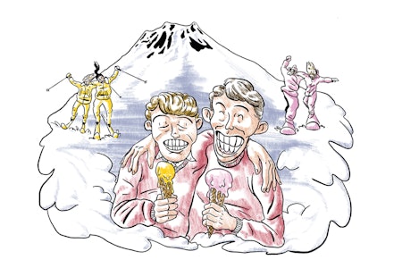 INGEN TVIL: Med buddysystemet vet du hvem som stiller opp for deg og hvem du skal stille opp for. Illustrasjon: Didrik Magnus-Andresen INGEN TVIL: Med buddysystemet vet du hvem som stiller opp for deg og hvem du skal stille opp for. Illustrasjon: Didrik Magnus-Andresen