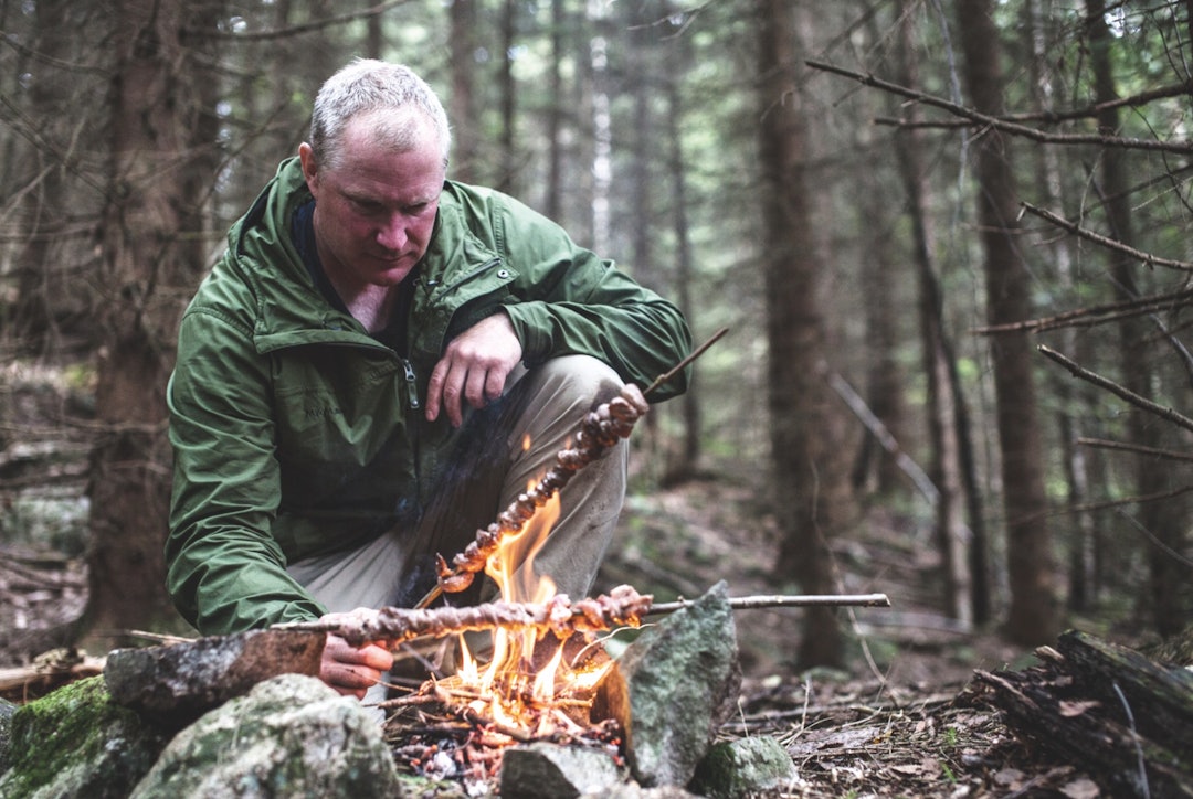 KEBAB NOEN? Bilde fra innspillingen til Villmarkingen. Foto: Christian Nerdrum matt skuse