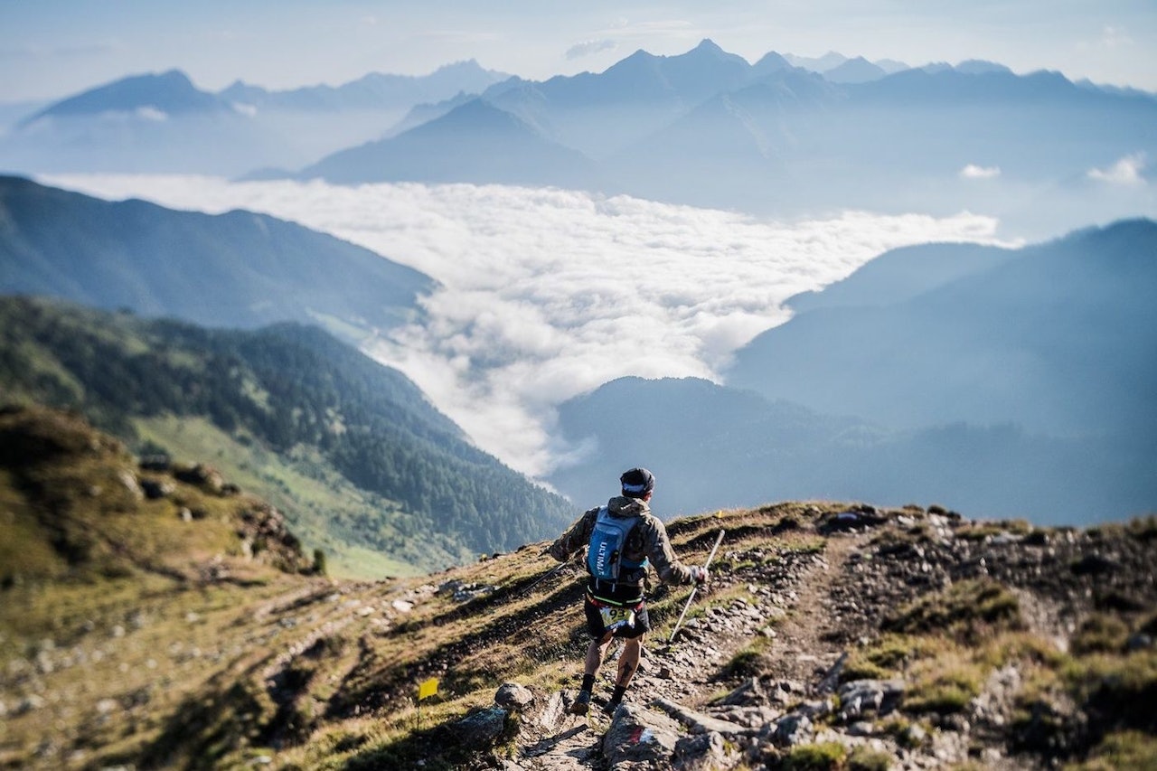 Det var i dette området i Dolomittene at den norske kvinnen ble truffet av lynet. Foto: Südtirol Ultra Sky Race Det var i dette området i Dolomittene at den norske kvinnen ble truffet av lynet. Foto: Südtirol Ultra Sky Race
