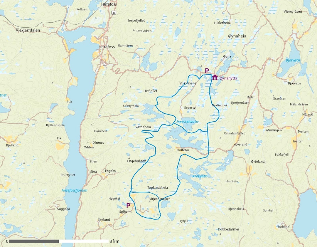 Ski-på-Toplandsheia-og-Øynaheia-Kart