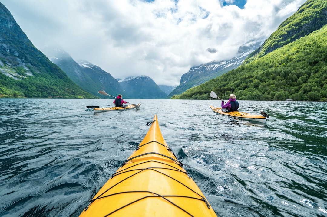 Stryn gir deg tur både i pose og sekk, og i kajakk! Stryn gir deg tur både i pose og sekk, og i kajakk!