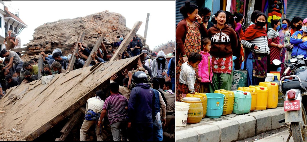 STØTT HJELPEARBEIDET: Kjøp stæsj for en billig penge i auksjonen her på friflyt.no, og støtt det livsviktige hjelpearbeidet etter jordskjelvkatastrofen i Nepal. Foto: Santosh Rai