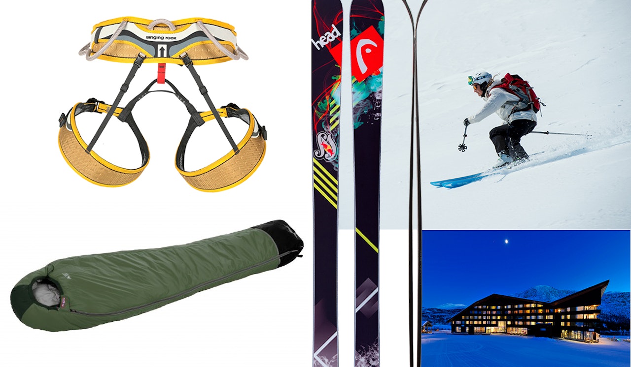 Disse flotte produktene kan bli dine! Se hvordan i teksten under. Foto: Helsport.no/VPG.no/head.com/Sverre F Hjørnevik/Nils Petter Dale Disse flotte produktene kan bli dine! Se hvordan i teksten under. Foto: Helsport.no/VPG.no/head.com/Sverre F Hjørnevik/Nils Petter Dale