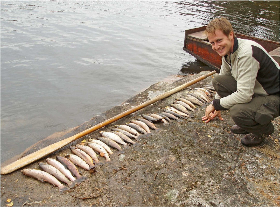 I Gaukheivatnet har det til alle tider vært et godt ørretfiske! Foto: Eivind Frode Rinde Gaukhei-Sentralt-i-Seterdal-Vesthei-Eivind-Frode-Rinde-4