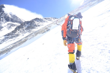 Kø til Mt. Everest. Foto: Jyamchang Bhote 