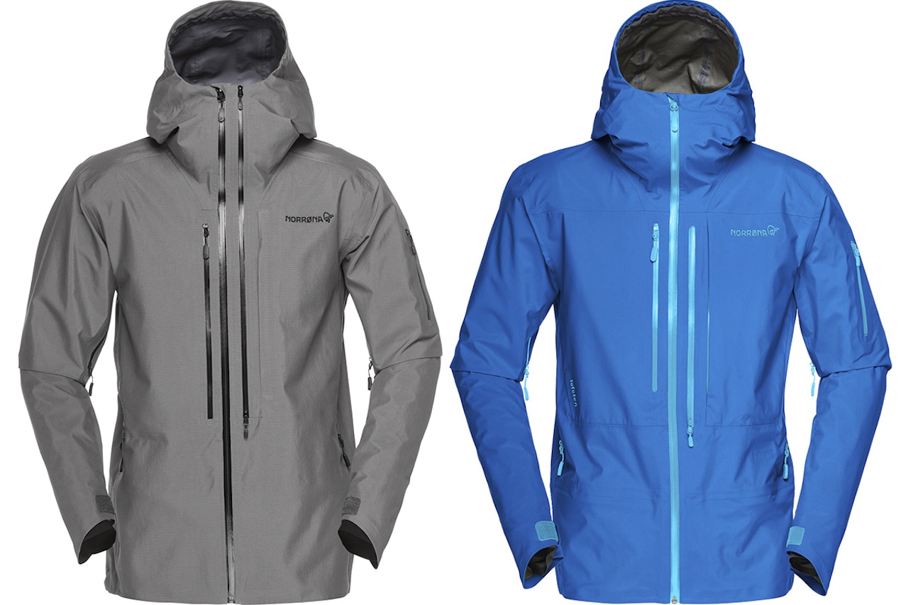 NY TIL HØSTEN: Lofoten-serie blir helt ny. Til venstre ACE-jakka, til høyre Lofoten Pro. 