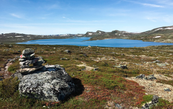 LANGSTRAKT: Fra Geitvatnet. hardangervidda
