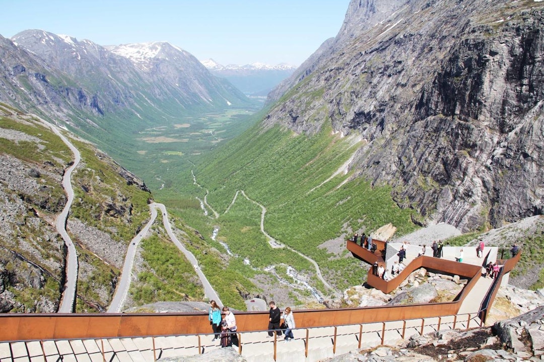 TROLLSTIGEN: En ubestridt attraksjon i Rauma. Foto: Lars Erik Sira trollstigen Rauma