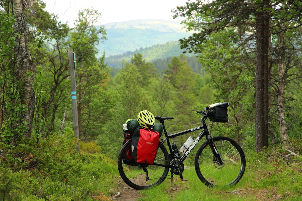 UTSTYR: Turen kan du gjøre både med terrengsykkel og en egnet gravel-sykkel. Foto: Øyvind Wold seterveien røros alvdal sykkel tur tips guide