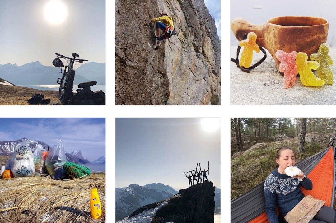 Fra venstre: @joha_hanssen, @norwegianmountains.no, @perolaveliassen, @renkyst, @livligina, @slipp_meg_ut Fra venstre: @joha_hanssen, @norwegianmountains.no, @perolaveliassen, @renkyst, @livligina, @slipp_meg_ut