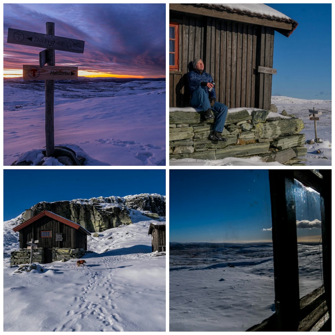 KOMFORT: Fjellet har et helt magisk lys på denne tiden av året. Foto: Thomas Svardal