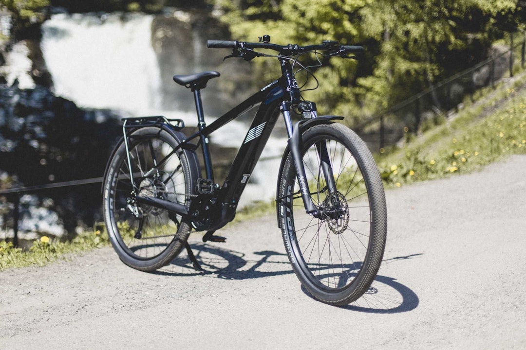 TURSYKKEL: Vi har testet elsykkelen Cannondale Tesoro Neo X3. Foto: Kristoffer H. Kippernes test cannondale tesoro neo x3 elsykkel