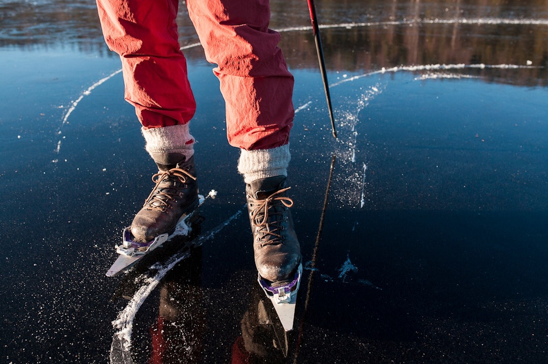 Gamle skiskofavoritter kan få nytt liv som turskøytesko. Foto: Marte Stensland Jørgensen turskøyter