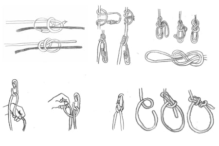 KNUTER: De riktige knutene må du beherske for å drive med klatring. Her er noen av de viktigste knutene. KNUTER: De riktige knutene må du beherske for å drive med klatring. Her er noen av de viktigste knutene.