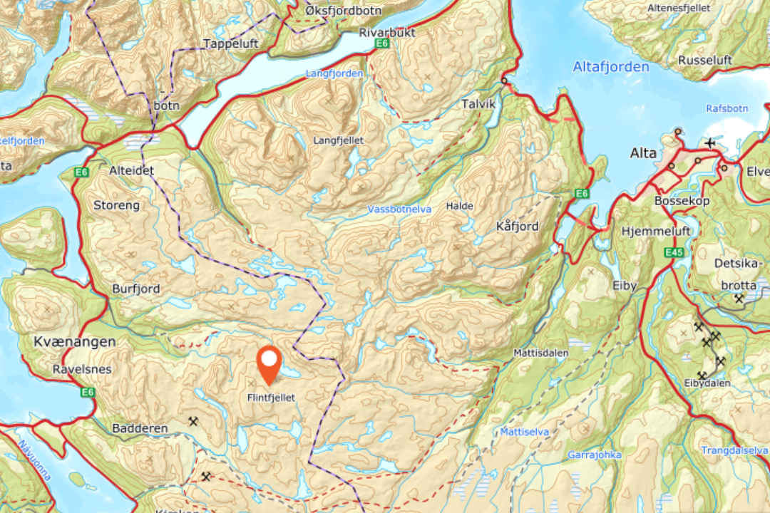 Kart kvænangen utemagasinet fjelltur