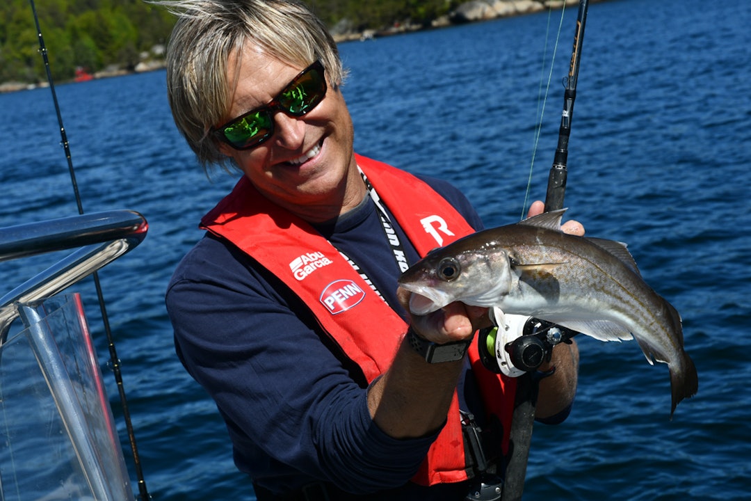 Asgeir Alvestad er en profilert fisker som er med på å fremme appen. Foto: FiskHer Asgeir Alvestad fiskher app utemagasinet