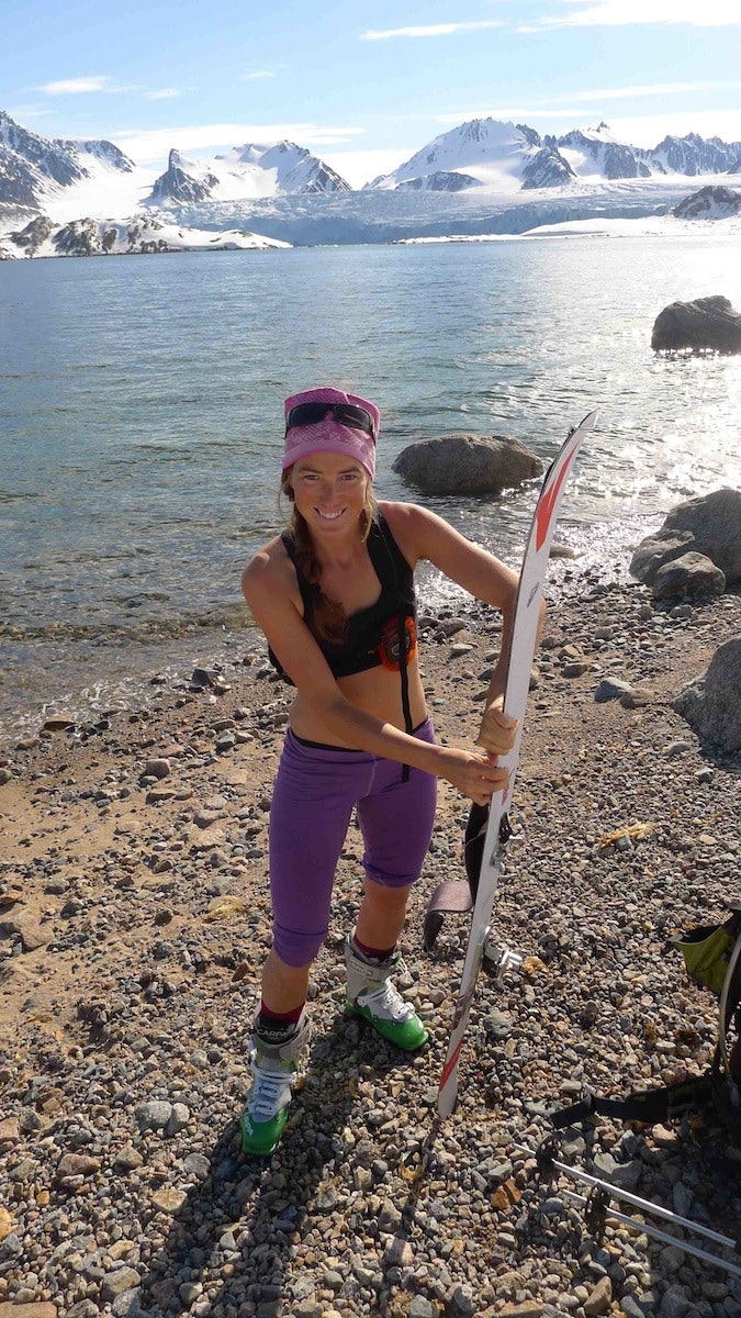 KLAR FOR TUR: Ekspedisjonsleder Vera Simonsson. KLAR FOR TUR: Ekspedisjonsleder Vera Simonsson.