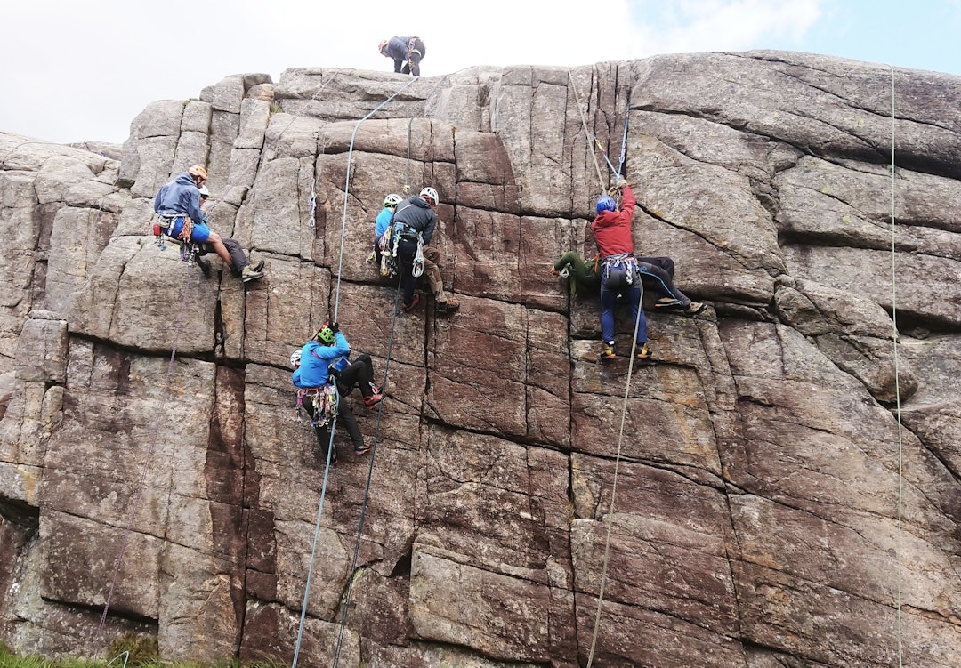Trening: Fra kameratredningskurs på Nøtteveggen på Sotra. Foto: Odd Magne Øgreid ss1