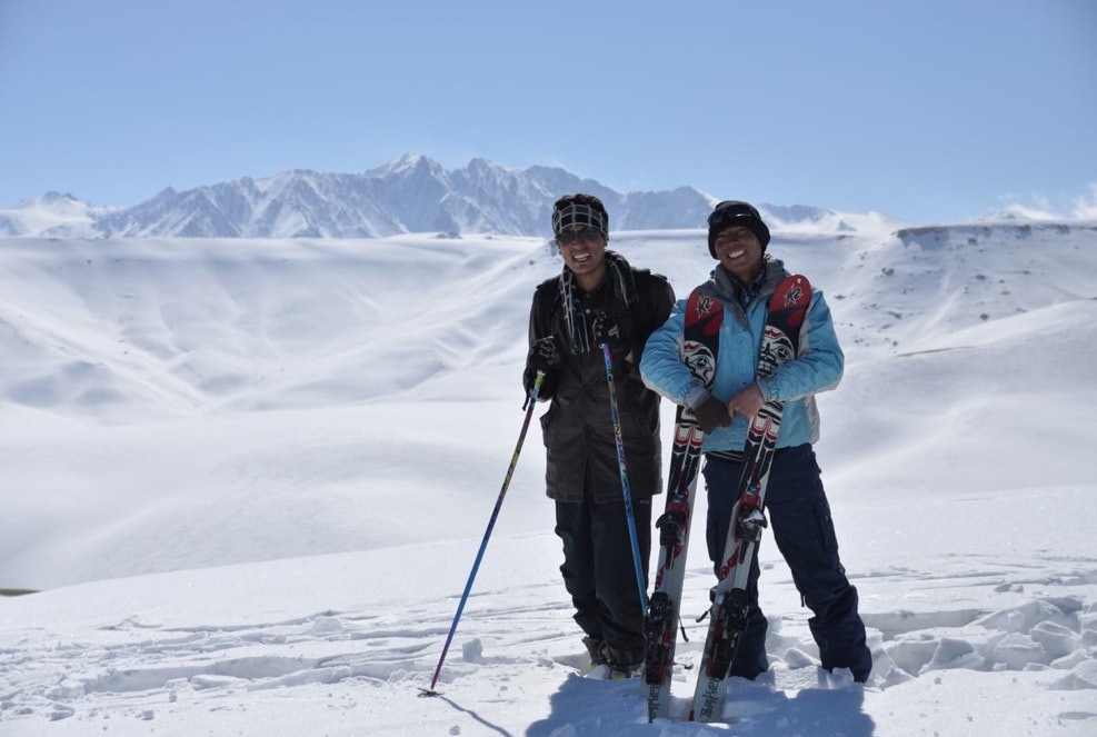 Fantastiske fjell. Med ski blir de enda mer verdt: Foto: Henriette Bjørge 