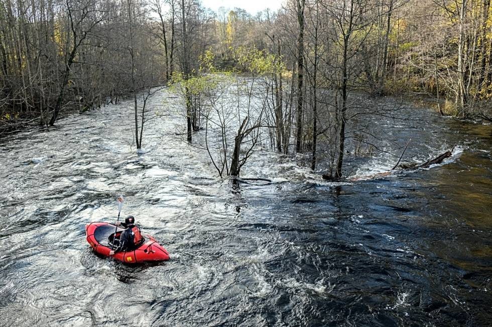 Packraft akerselva