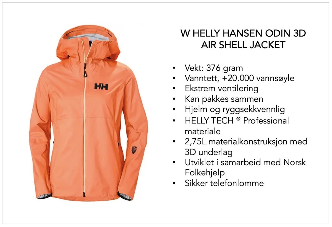 Fakta om Helly Hansen Odin Fakta om Helly Hansen Odin