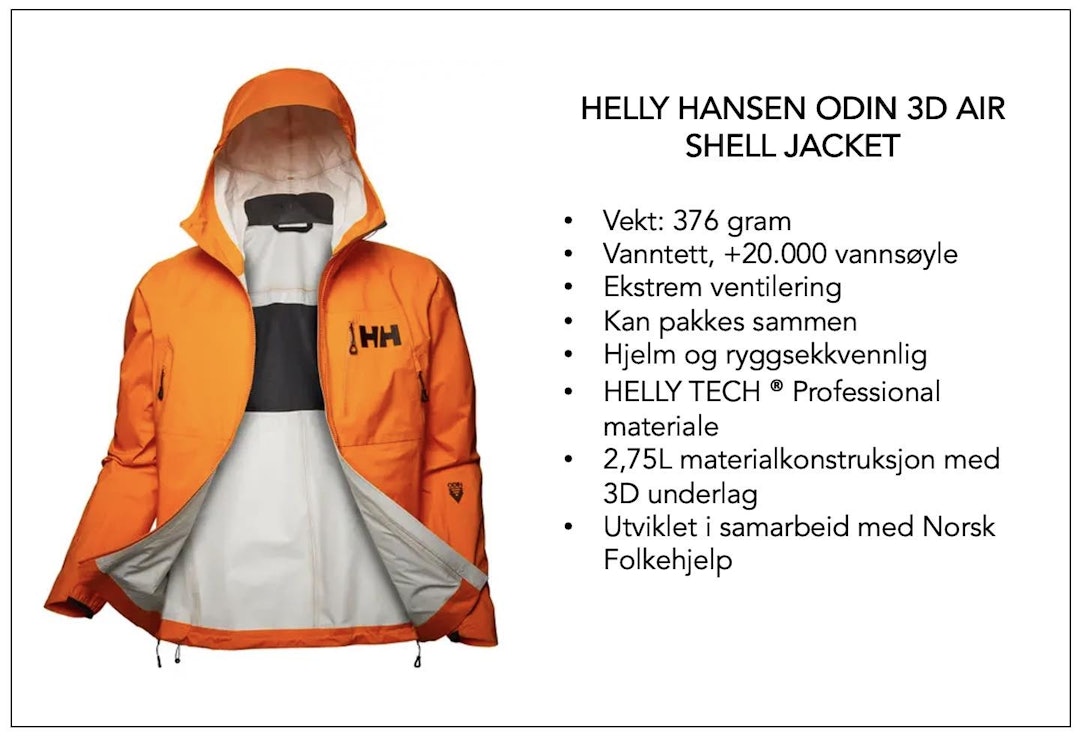 Fakta om Helly Hansen Odin