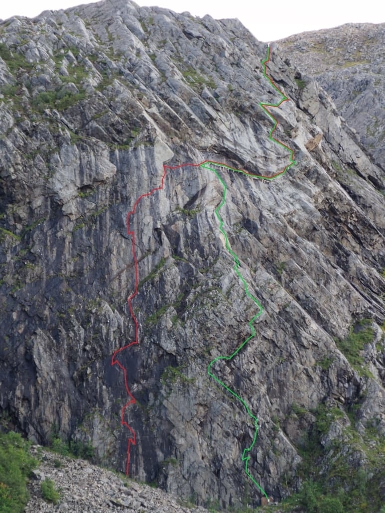 TO RUTER OPP: Via Ferrata Ravnfloget via ferrata vega