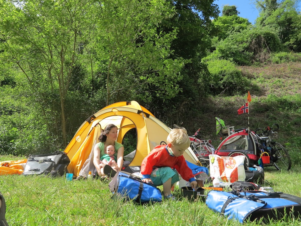telttur med barn