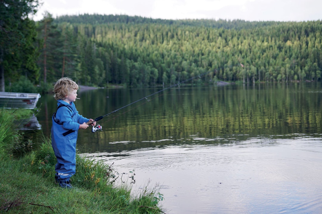 Fiske med barn lær barna fiske