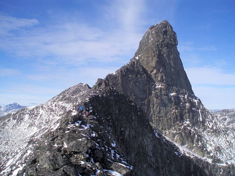MARKANT: Store Svartdalspiggen (2174 moh.) er et flott fjell. Foto: Turid Athammer. Fjelltur Svartdalspiggen